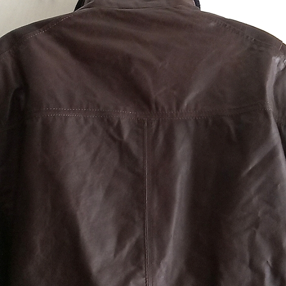 Danier | Men's  Dark Brown Leather Car Jacket - Picture 8 of 15